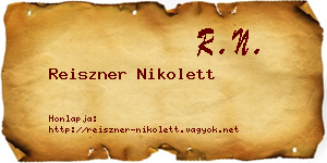 Reiszner Nikolett névjegykártya